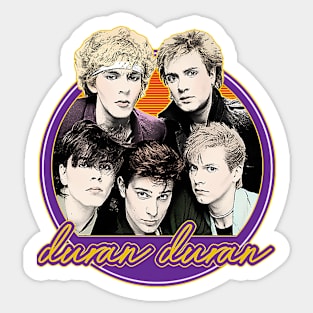 duran duran VINTAGE fan art Sticker